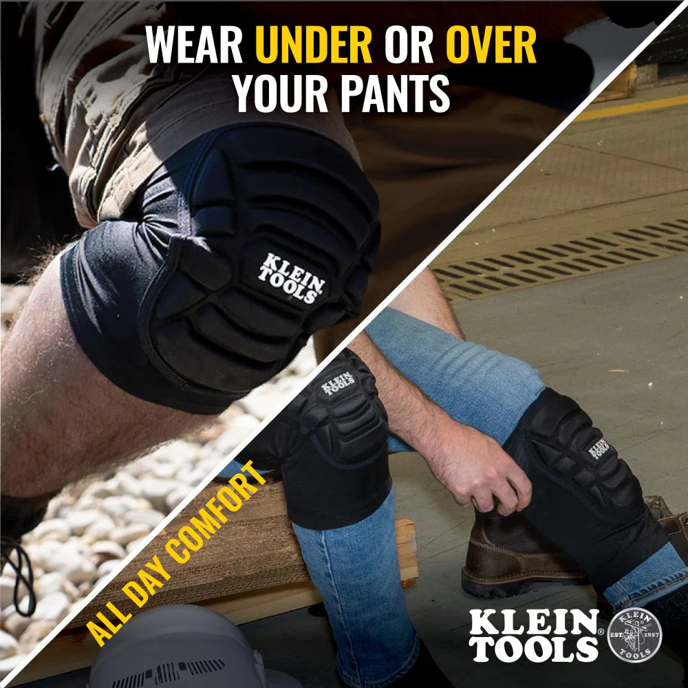 Klein Tools Lightweight Knee Pad Sleeves, Large/XLarge, Model 60592* - Image 4
