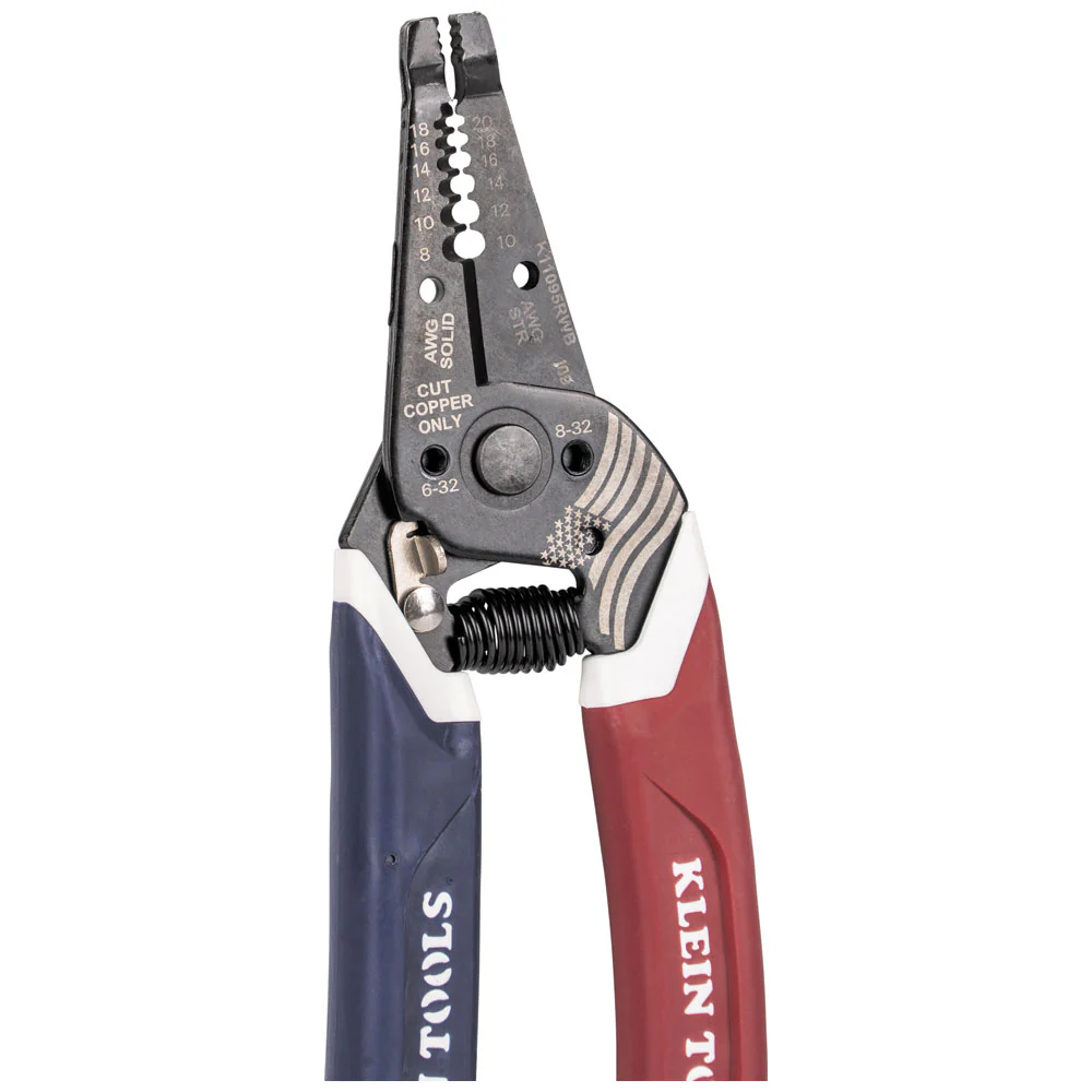 Klein Tools Limited Edition American Legacy Lineman Pliers and Klein-Kurve Wire Stripper/Cutter, Model 94155 - Image 4