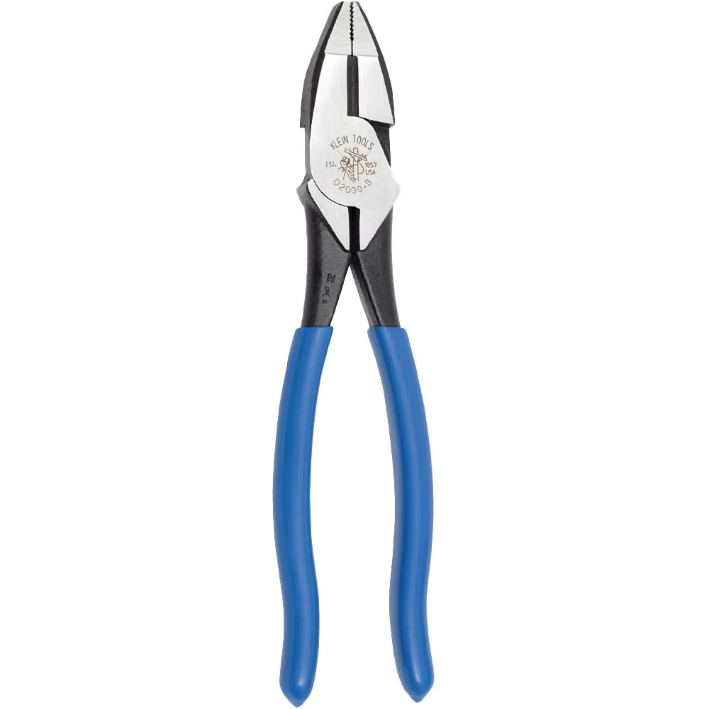 Klein Tools Lineman's Pliers, Heavy-Duty Side Cutting, 8-Inch, Model D2000-8*