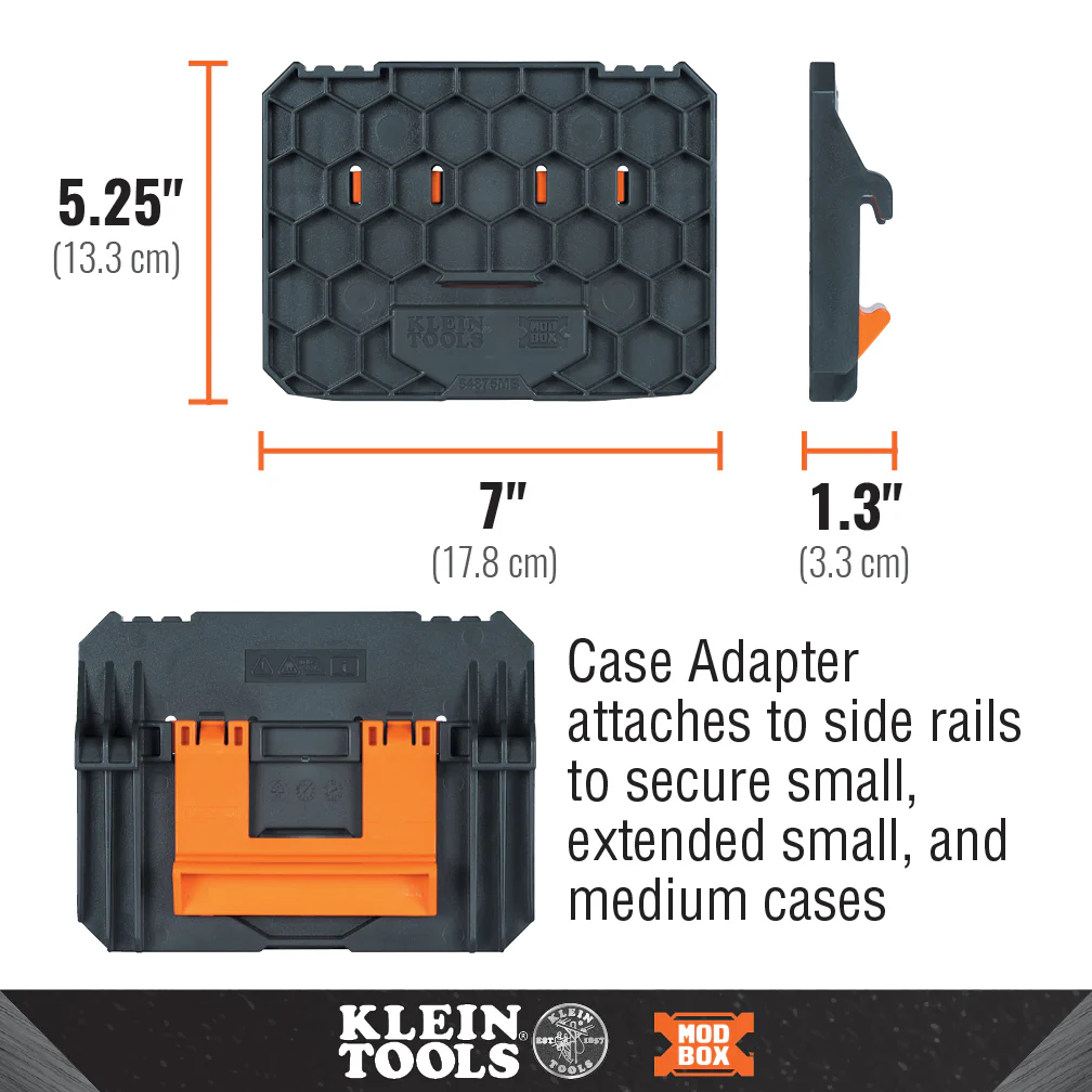 Klein Tools MODbox Case Adapter Rail Attachment, Model 54875MB - Image 6