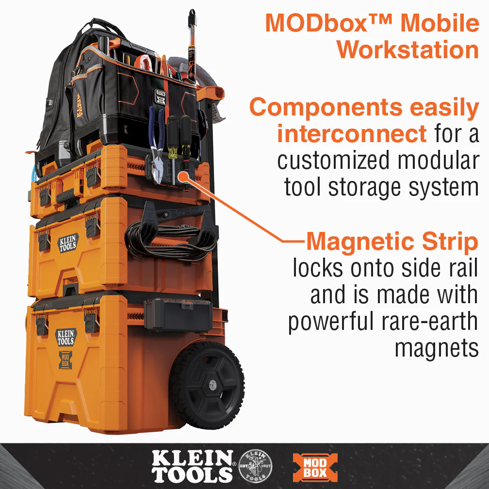 Klein Tools MODbox Magnetic Strip Rail Attachment, Model 54819MB - Image 2