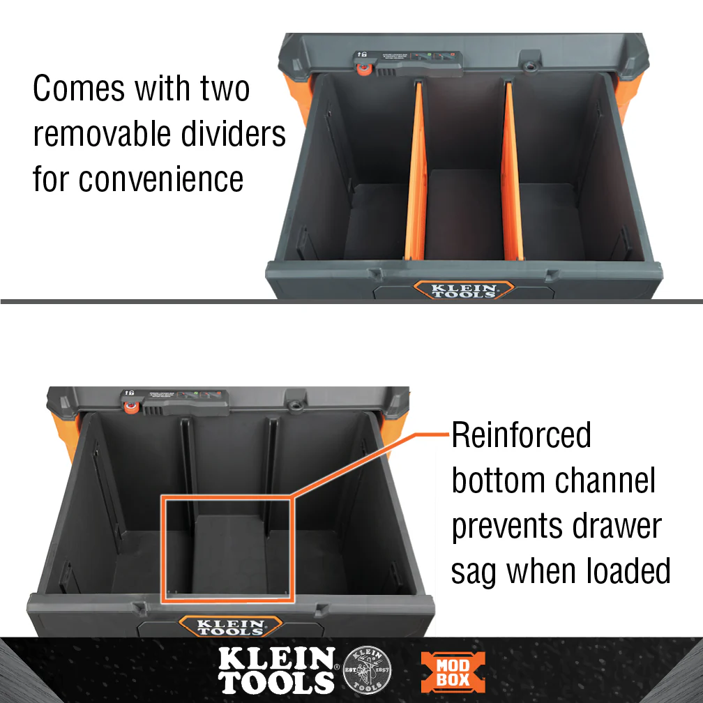 Klein Tools MODbox Single Drawer Toolbox, Model 54821MB - Image 4