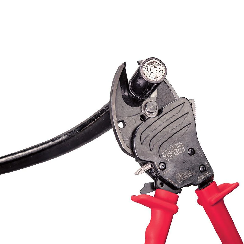Klein Tools Open Jaw Ratcheting Cable Cutter, Model 63711* - Image 4