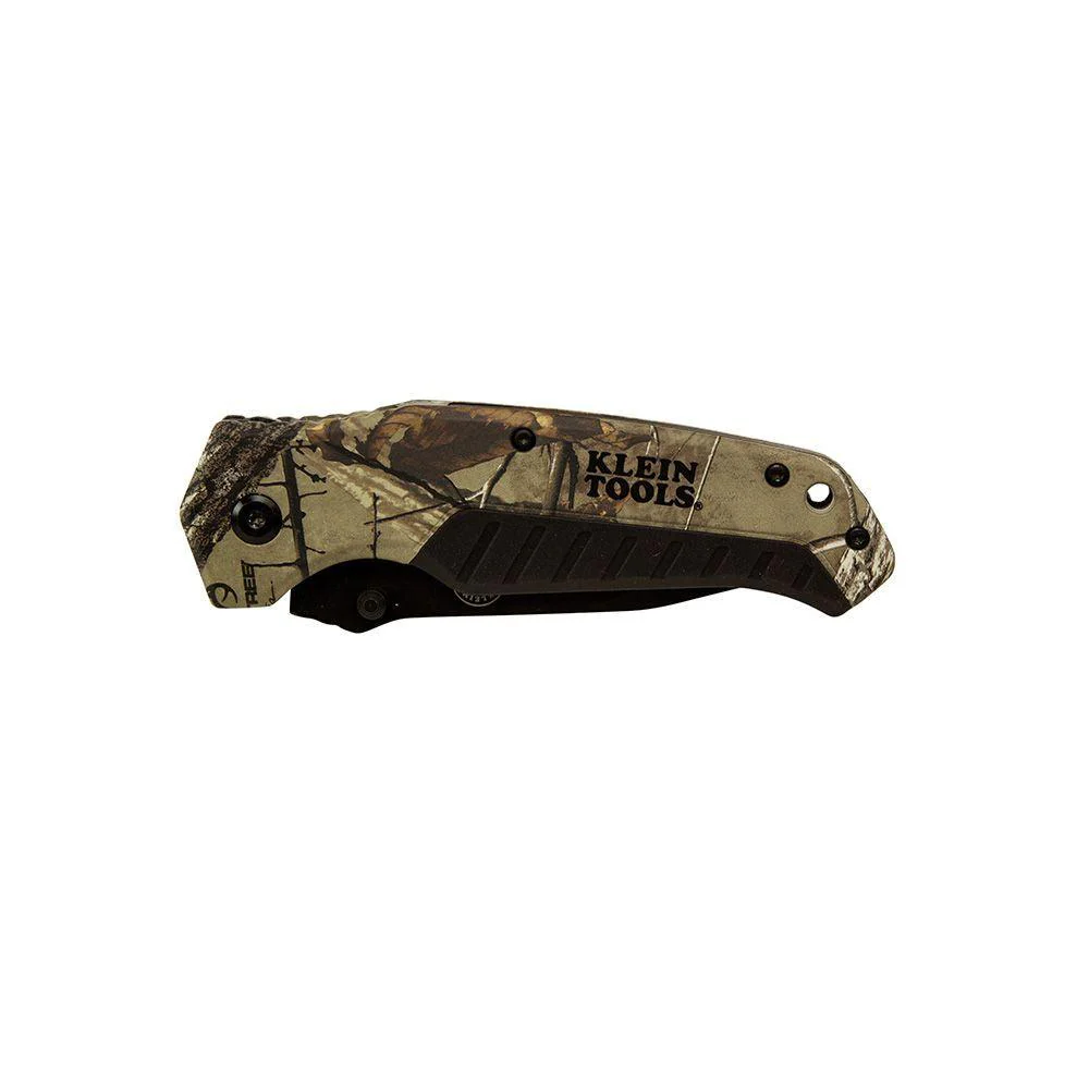 Klein Tools Pocket Knife, REALTREE XTRA™ Camo, Tanto Blade, Model 44222 - Image 2