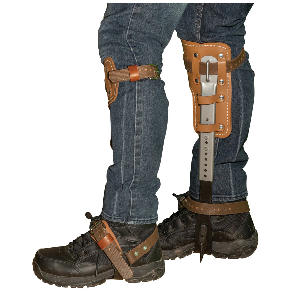 Klein Tools Pole Climbers with 1-9/16-Inch Gaffs, Complete Set, Model CN1986ARL* - Image 3