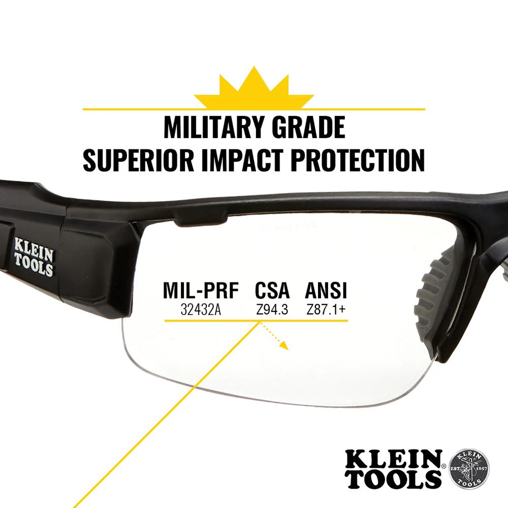 Klein Tools Professional Safety Glasses, Indoor/Outdoor Lens, Model 60536* - Image 3