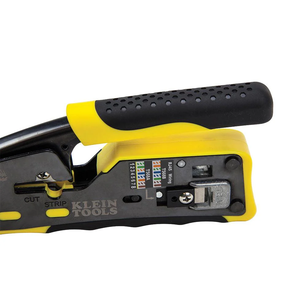 Klein Tools Ratcheting Cable Crimper / Stripper / Cutter, for Pass-Thru, Model VDV226-110 - Image 6
