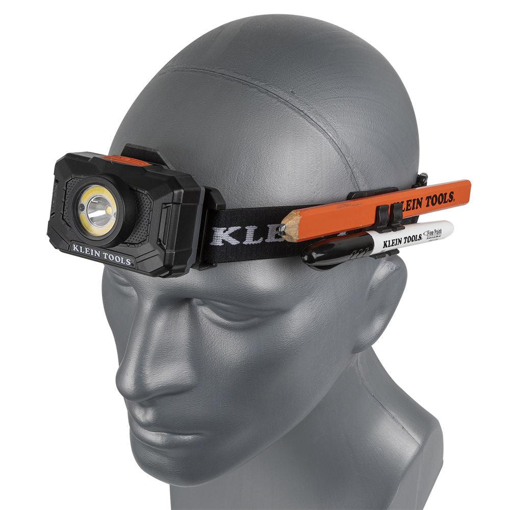 Klein Tools Rechargeable 2-Color LED Headlamp with Fabric Strap, Model 56414 - Image 12