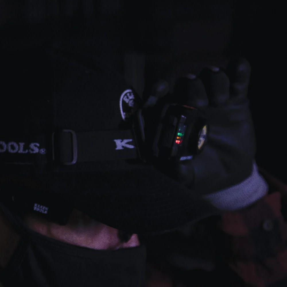 Klein Tools Rechargeable 2-Color LED Headlamp with Fabric Strap, Model 56414 - Image 7