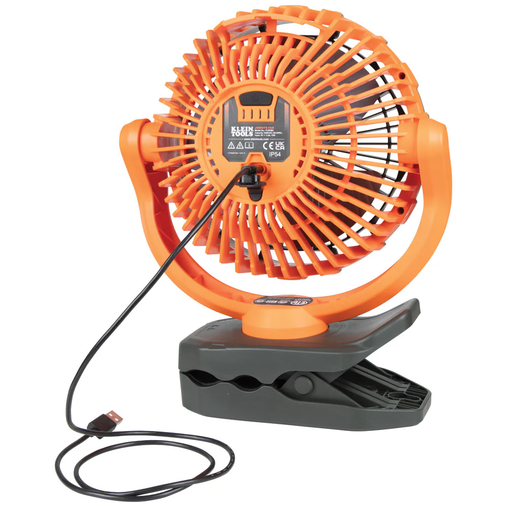 Klein Tools Rechargeable Clamping Fan, Model PJSFM2 - Image 8