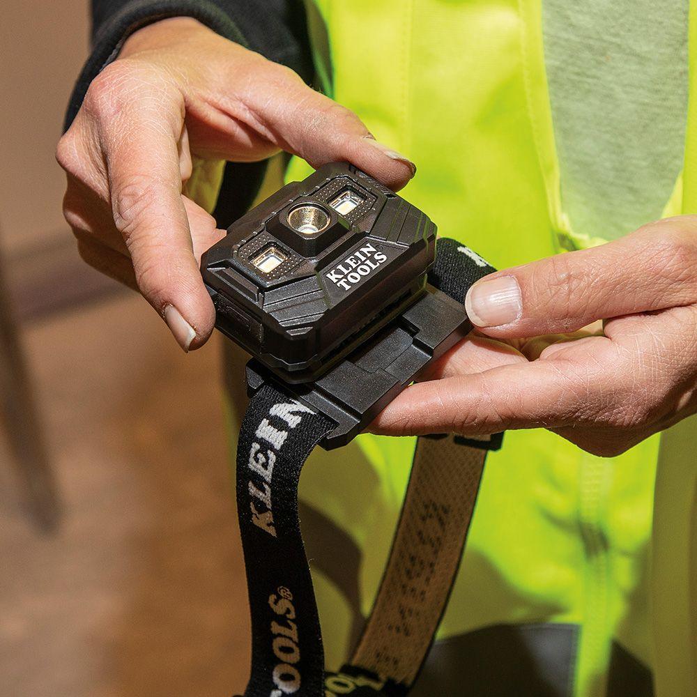 Klein Tools Rechargeable Headlamp and Worklight, 300 Lumens All-Day Runtime, Model 56062 - Image 8