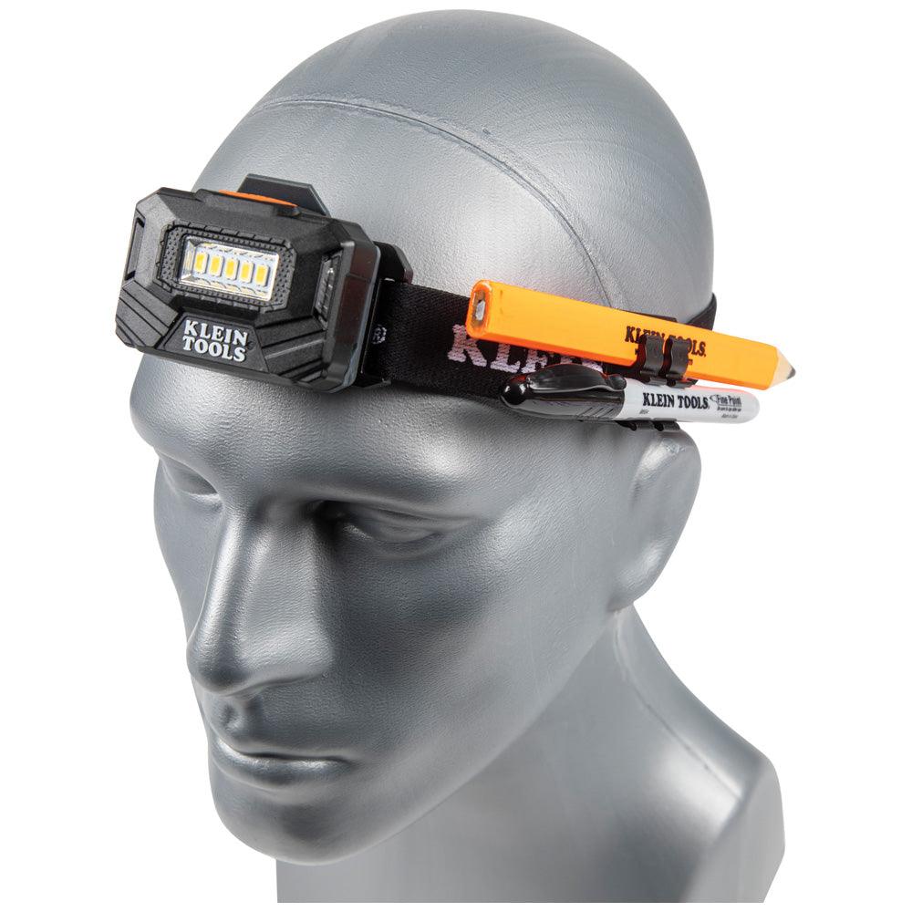 Klein Tools Rechargeable Light Array Headlamp w/ Strap, 260 Lumen, All-Day Runtime, Model 56049 - Image 3