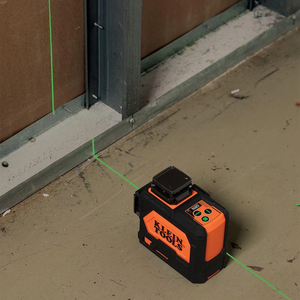 Klein Tools Rechargeable Self-Leveling Green Planar Laser Level, Model 93PLL* - Image 4