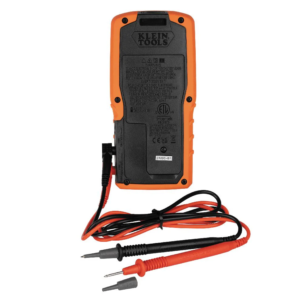 Klein Tools Slim Digital Multimeter, TRMS Auto-Ranging, 600V, Temp, Model MM450 - Image 13