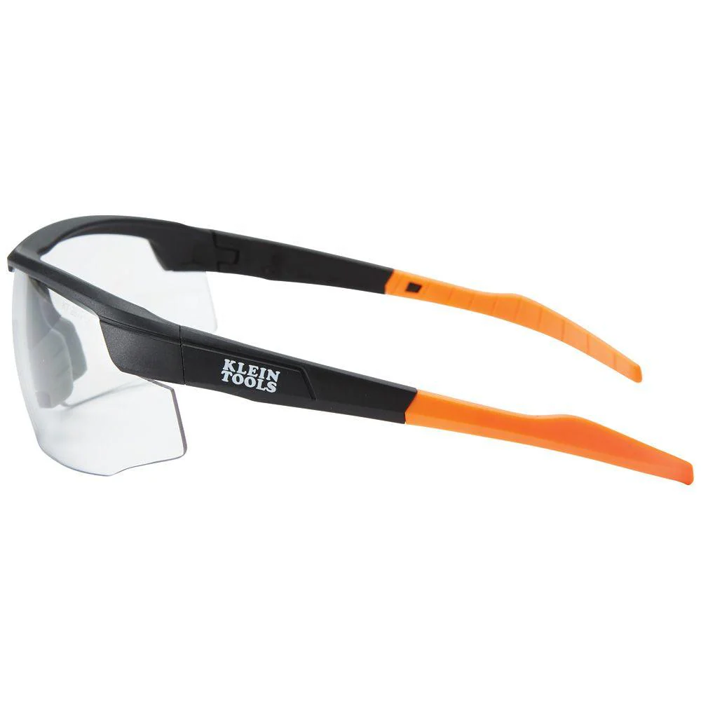 Klein Tools Standard Safety Glasses, Semi-frame, Narrow Clear Lens, Model 60159 - Image 4
