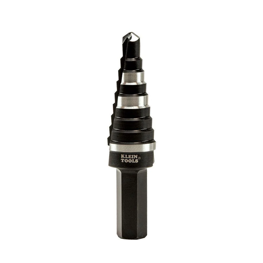 Klein Tools Step Drill Bit Double Fluted #3, 1/4 to 3/4-Inch, Model KTSB03* - Image 3