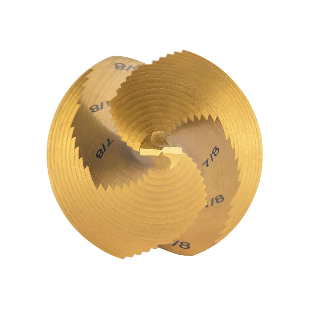 Klein Tools Step Drill Bit, Spiral Double-Fluted, 7/8 Inch to 1-3/8 Inch, VACO, Model 25960* - Image 14