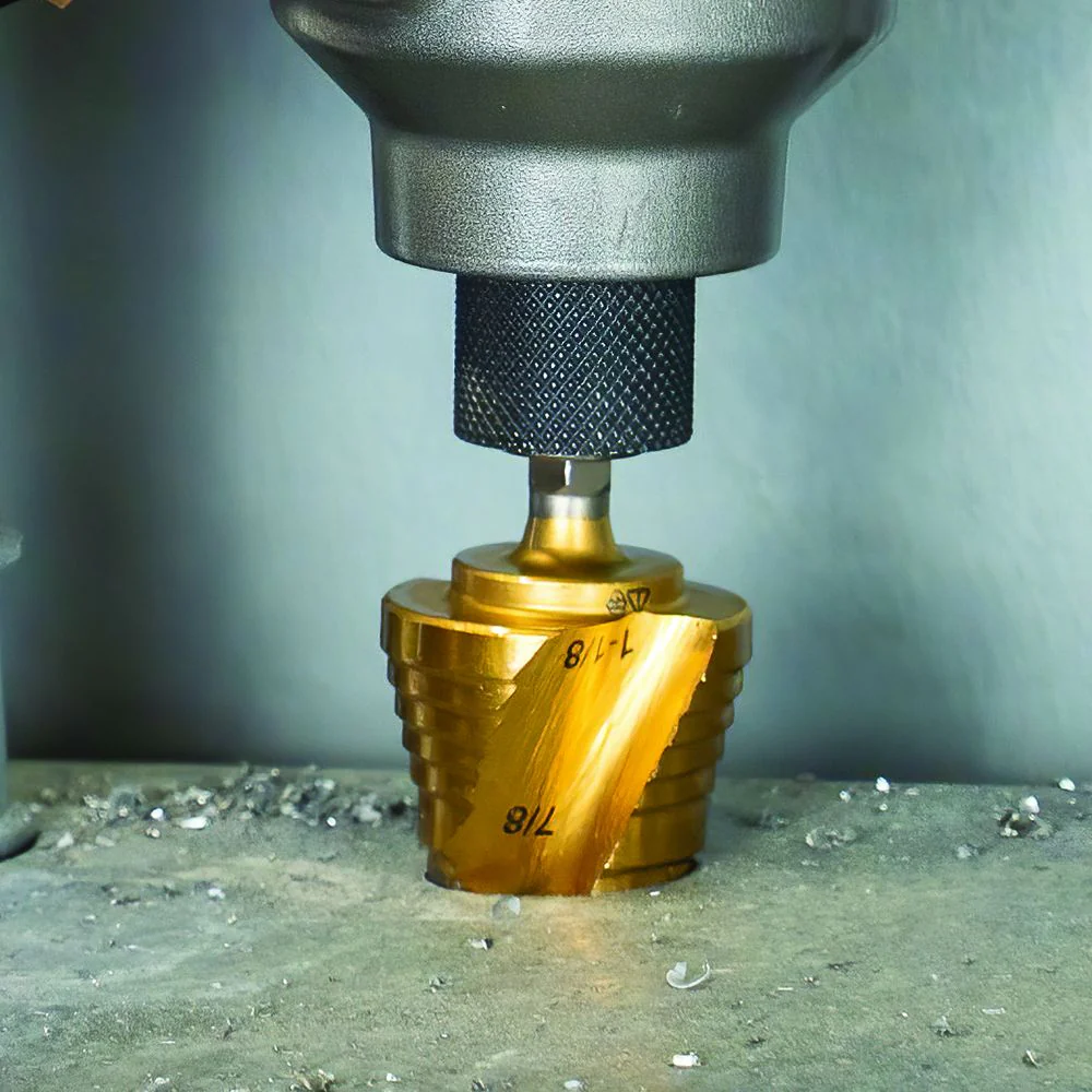 Klein Tools Step Drill Bit, Spiral Double-Fluted, 7/8 Inch to 1-3/8 Inch, VACO, Model 25960* - Image 7