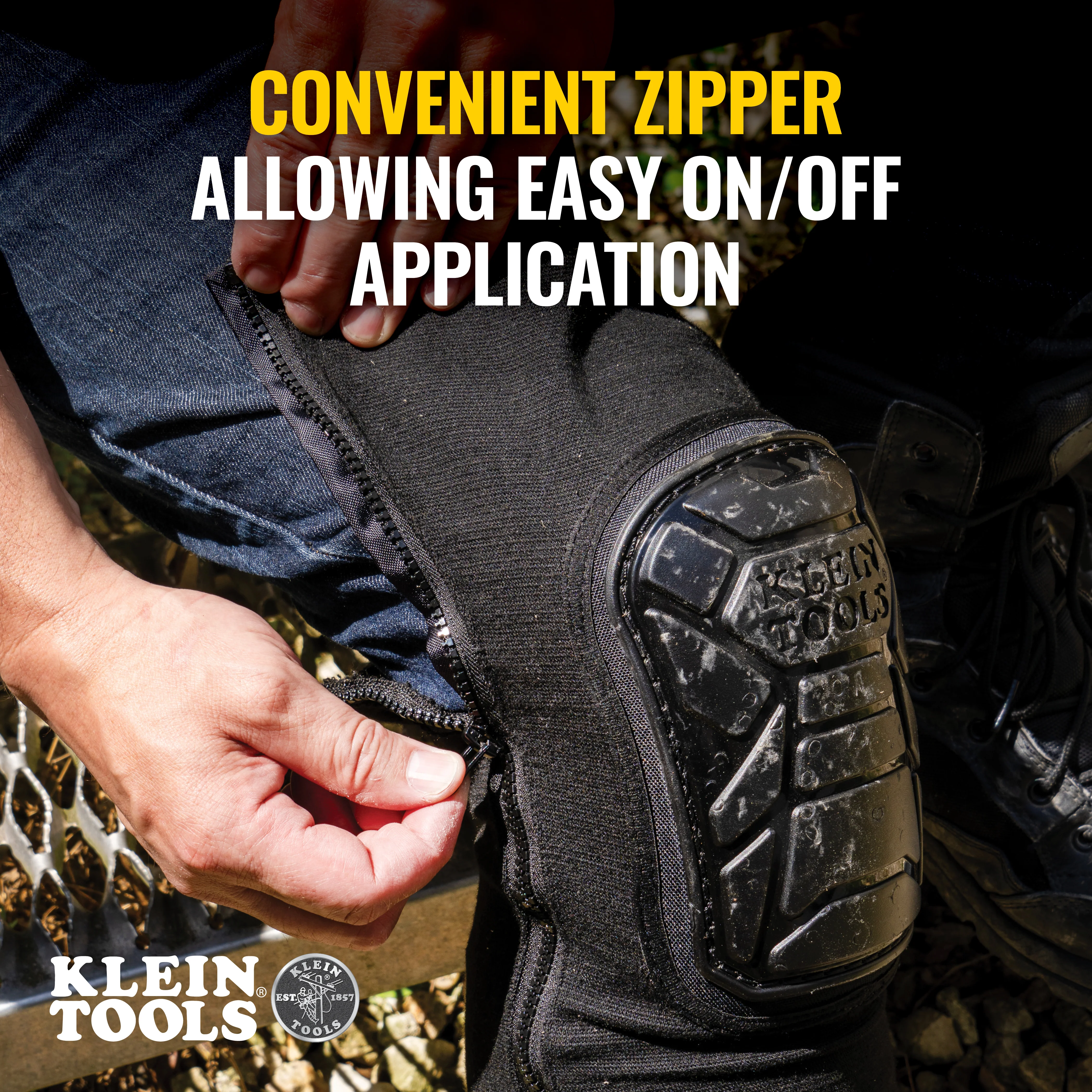 Klein Tools Tough-Flex Knee Pad Sleeve, Medium/Large, Model 60629* - Image 3