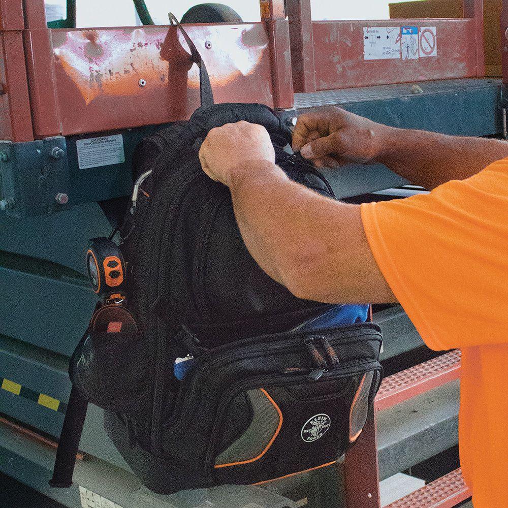 Klein Tools Tradesman Pro™ Tool Master Tool Bag Backpack, 48 Pockets, 19.5-Inch, Model 55485 - Image 10