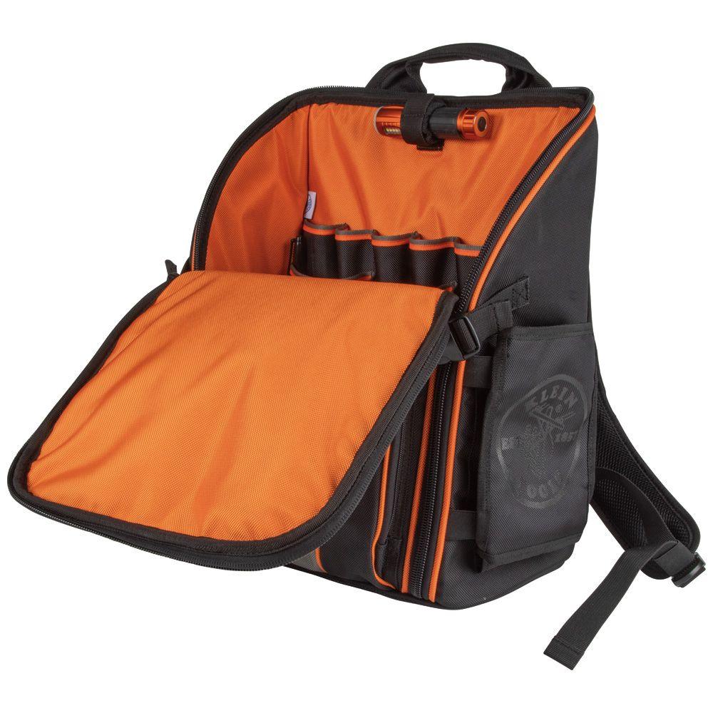 Klein Tools Tradesman Pro™ Tool Station Tool Bag Backpack with Worklight, Model 55655* - Image 4