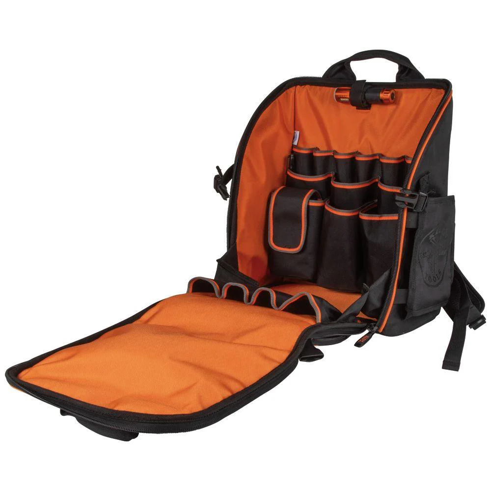 Klein Tools Tradesman Pro™ Tool Station Tool Bag Backpack with Worklight, Model 55655* - Image 5