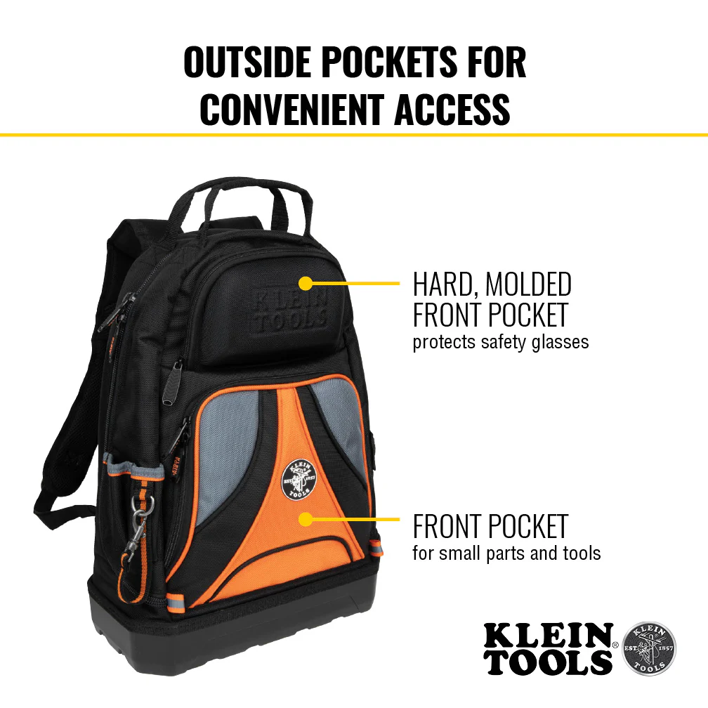 Klein Tools Tradesman Pro Backpack, Model 55421BP14 - Image 5