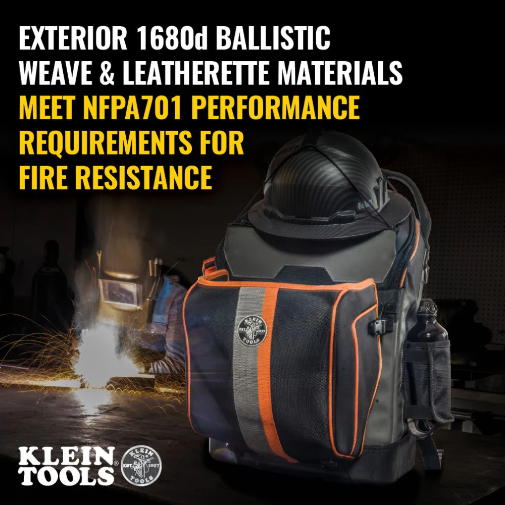 Klein Tools Tradesman Pro Ironworker and Welder Backpack, Model 55665* - Image 3