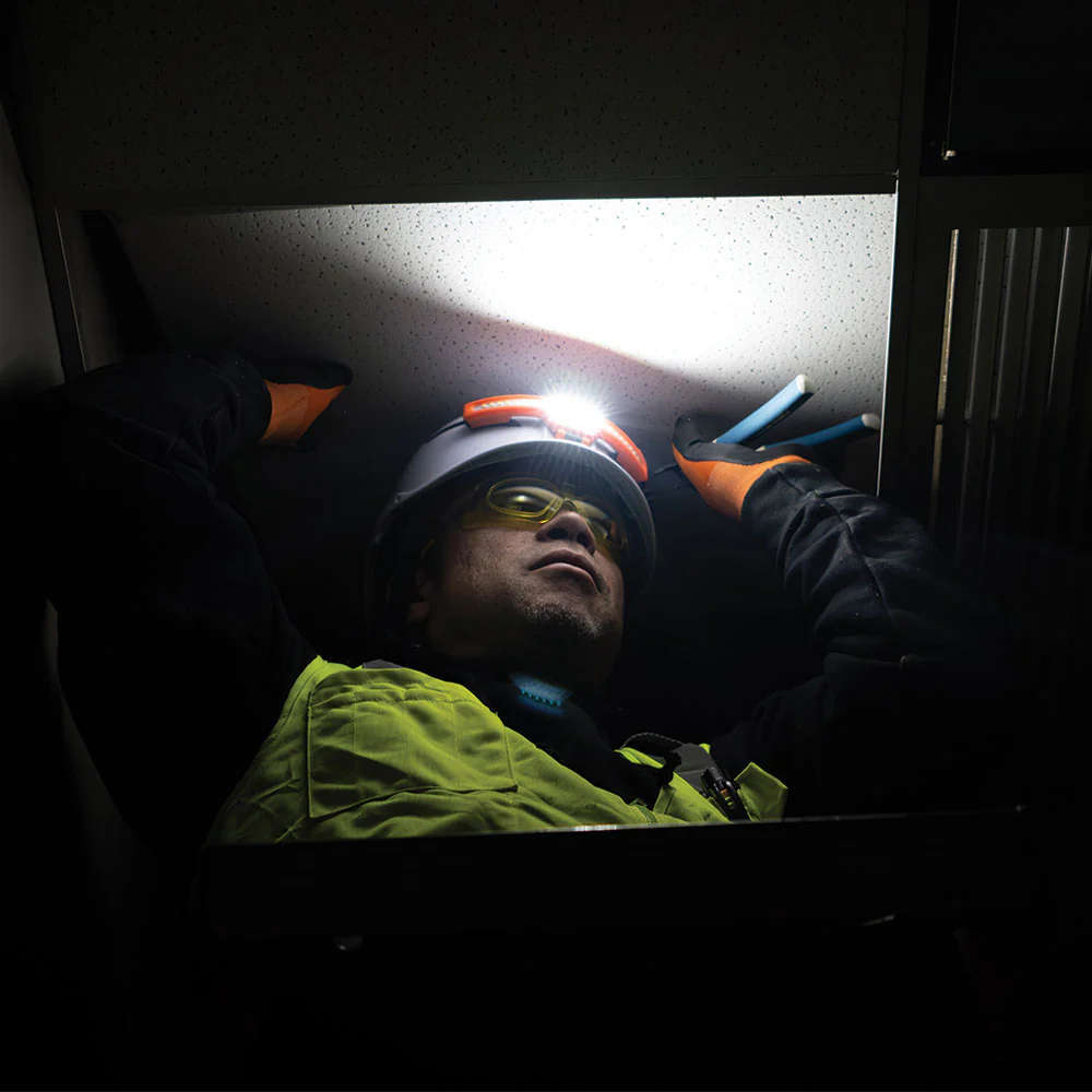 Klein Tools Wide-Beam Headlamp with Mount for Hard Hat, Model KHH56308* - Image 12