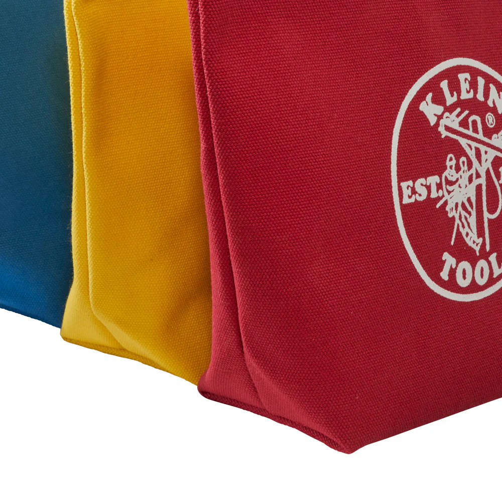 Klein Tools Zipper Bags, Assorted Canvas Tool Pouches, 3-Pack, Model 5539CPAK* - Image 4