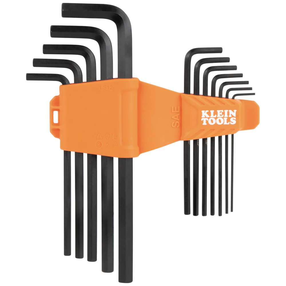 Klein Tools L-Style Long Hex Key Set, SAE, 12-Piece, Model LS12* - Image 4