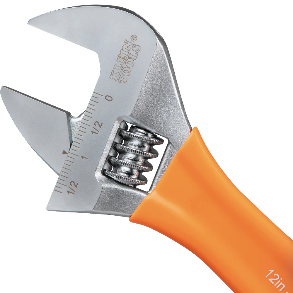 Klein Tools Extra-Capacity Adjustable Wrench, 12-Inch, Model O50712* - Image 3
