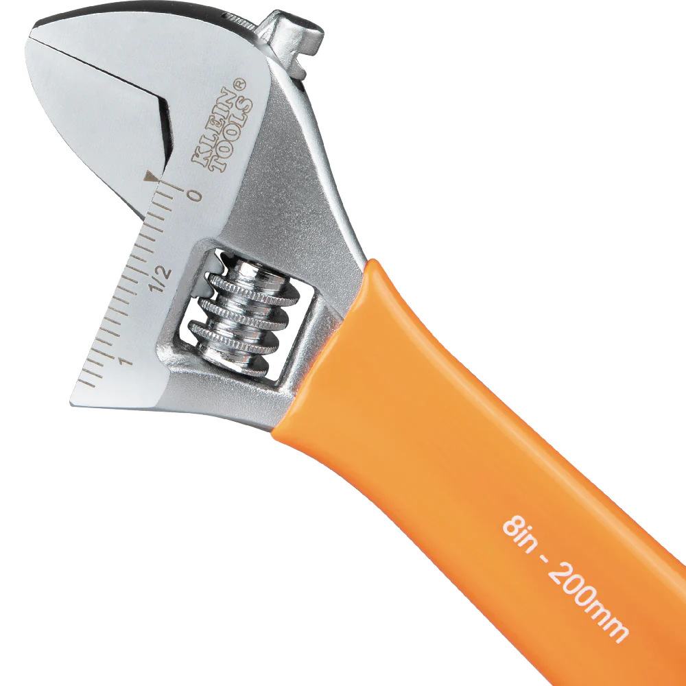 Klein Tools Extra-Capacity Adjustable Wrench, 8-Inch, Model O5078* - Image 7