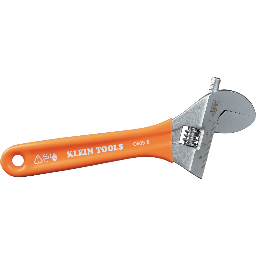 Klein Tools Extra-Wide Jaw Adjustable Wrench, 8-Inch, Model O5098*