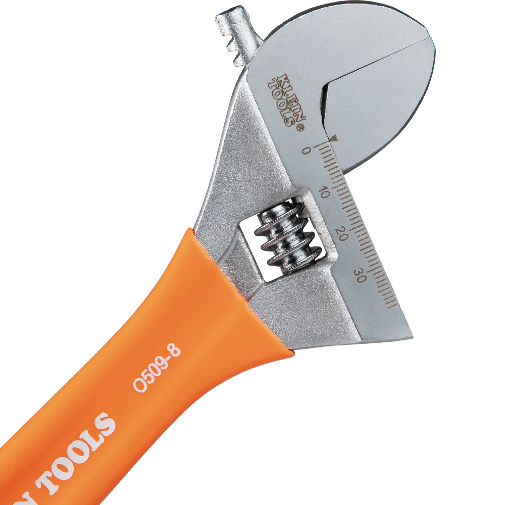 Klein Tools Extra-Wide Jaw Adjustable Wrench, 8-Inch, Model O5098* - Image 5