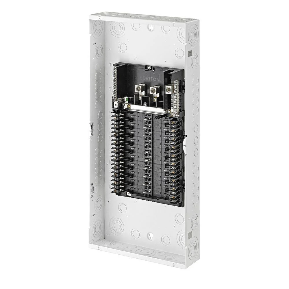 Leviton 125A 120/240V 20 Circuit 20 Spaces Indoor Load Center and Window Door with Main Lugs, Model LP212-CLW - Image 2