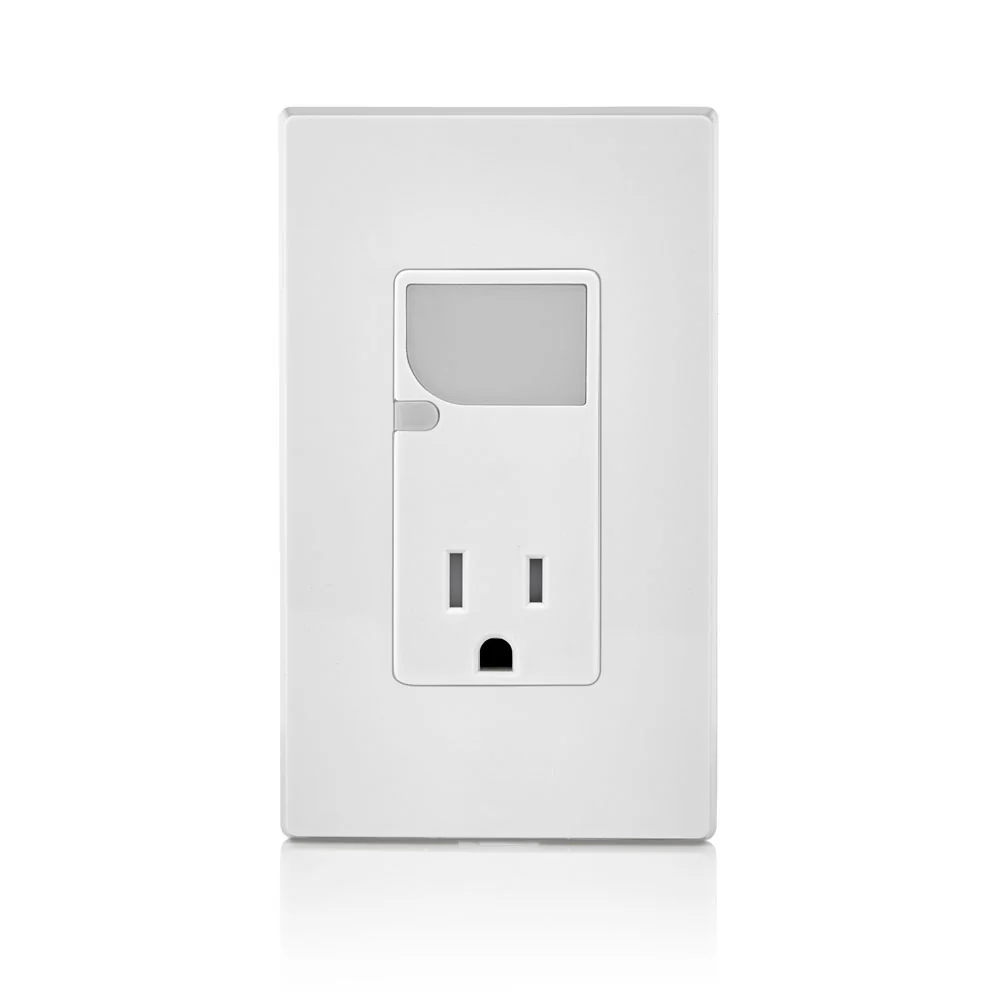 Leviton Pilot Light & Receptacle Combo, 15 Amp, Model T6525-W* - Image 3