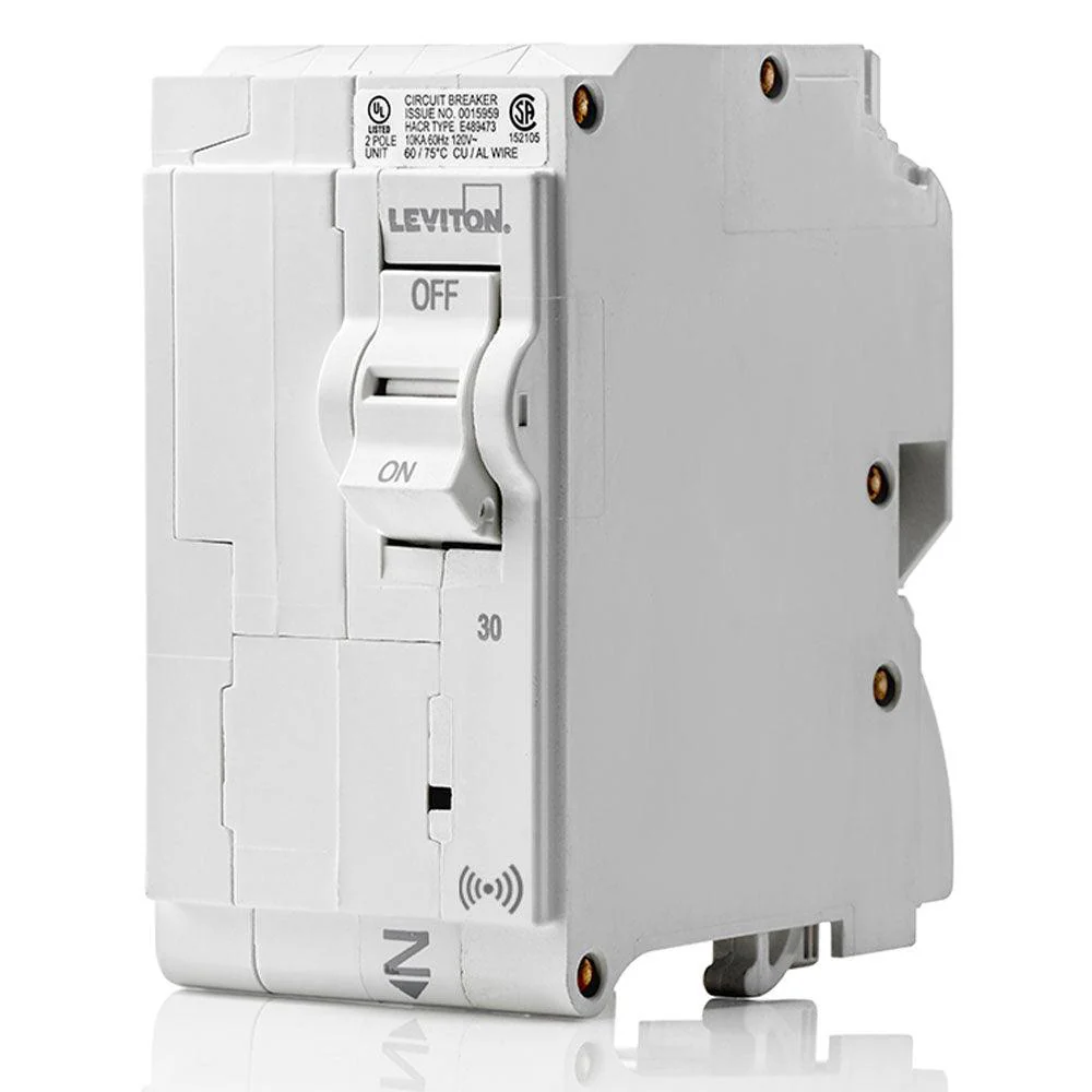 Leviton SMART 2-Pole 30A 120/240V Standard Plug-On Circuit Breaker, Model LB230-745-0SR* - Image 2