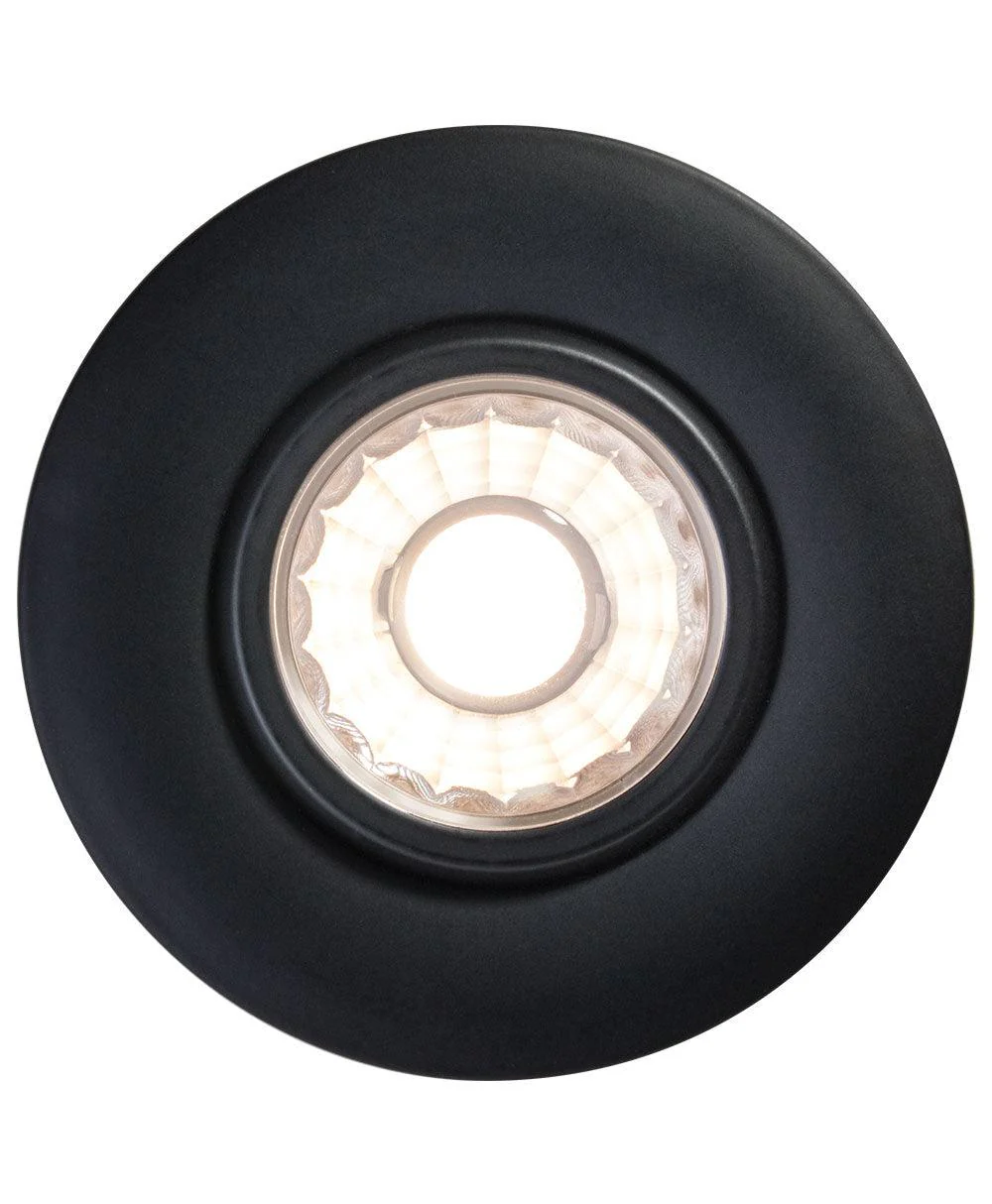 Liteline 3" Luna Black Gimbal Recessed Fixture, Soft White (3000k), Model RA3-7G-30K-90BK* - Image 2