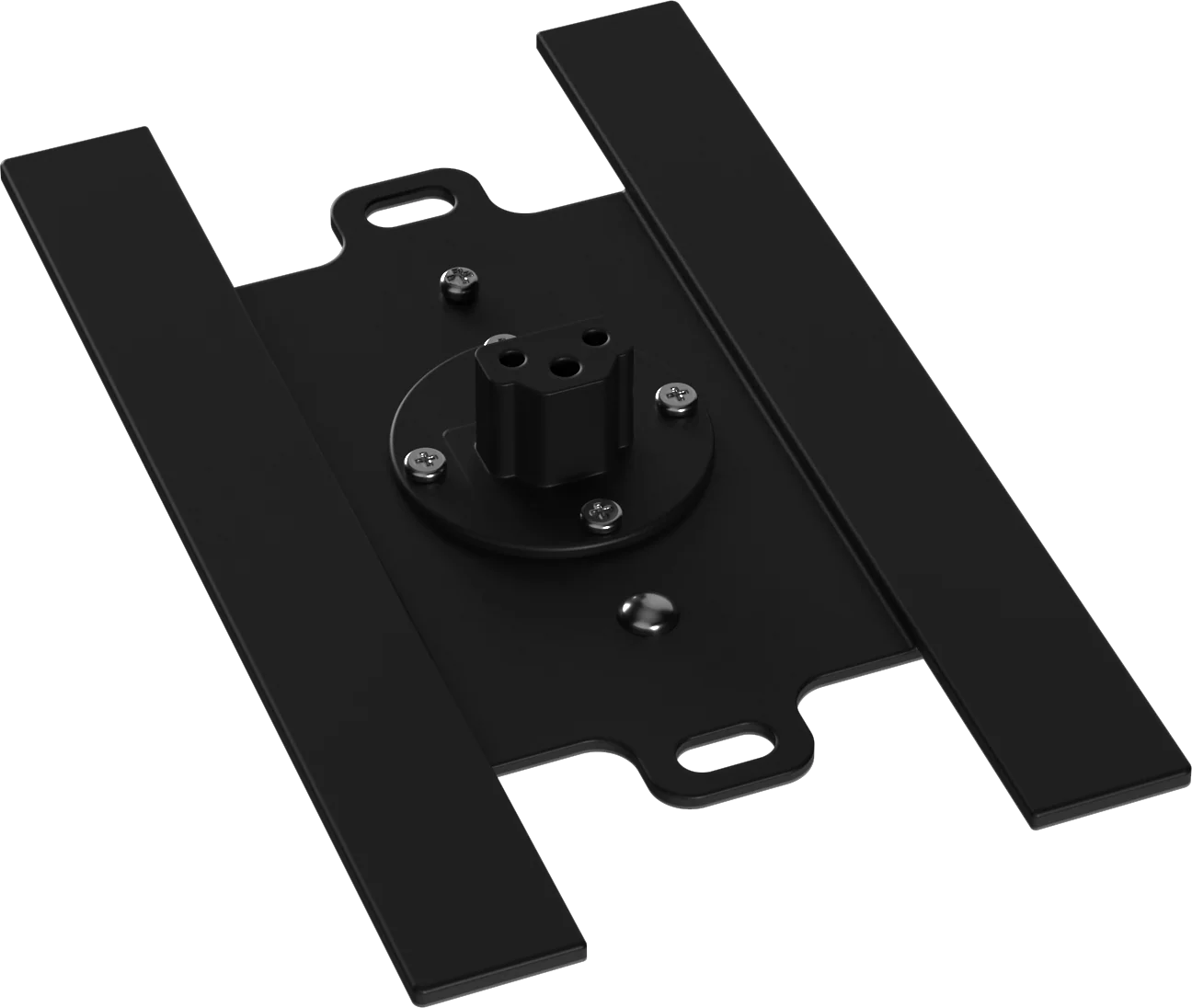 Liteline STRIPE Device Box Cover Vertical Mount, Black