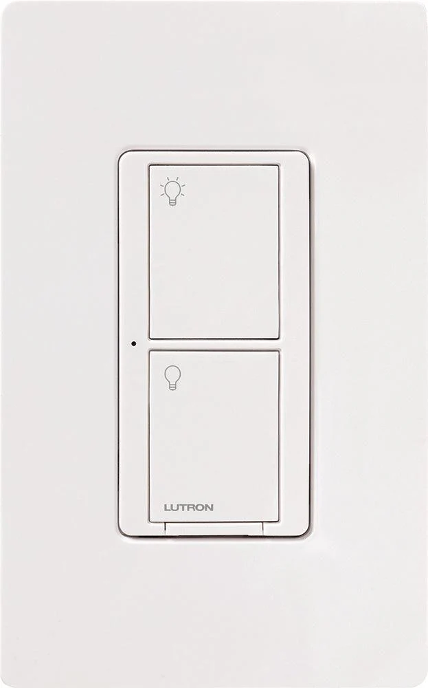 Lutron Caseta Wireless Smart Lighting Switch No Neutral Required, Model PD-5WS-DV-WH