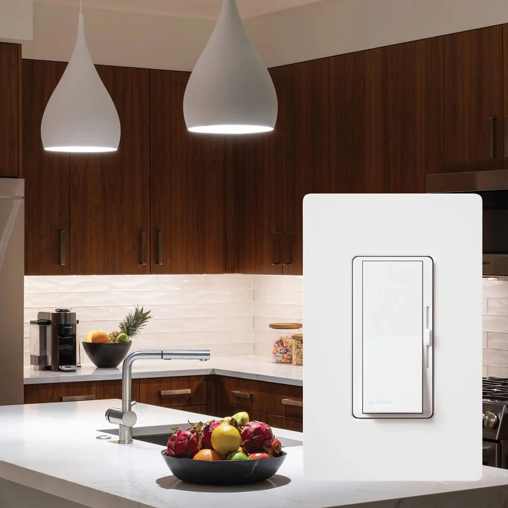 Lutron Diva 0-10 V Fluorescent/LED Fixture Dimmers, 3-way/Single Pole, Model DVSTV-WH - Image 5