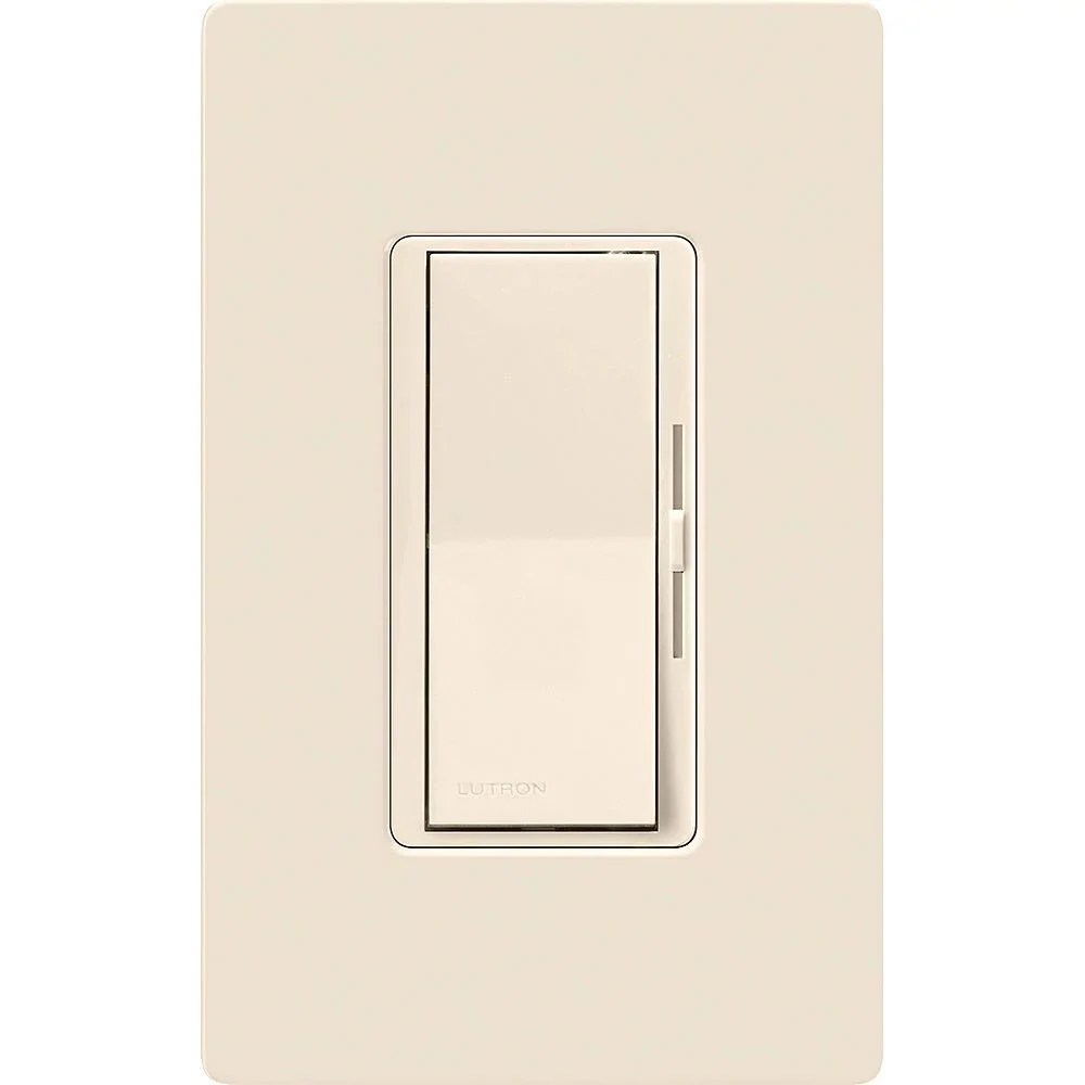 Lutron Diva C-L Dimmer for Dimmable CFL & LED Bulbs, Maximum 150W, Light Almond, Model DVCL-153PH-LA* - Image 2