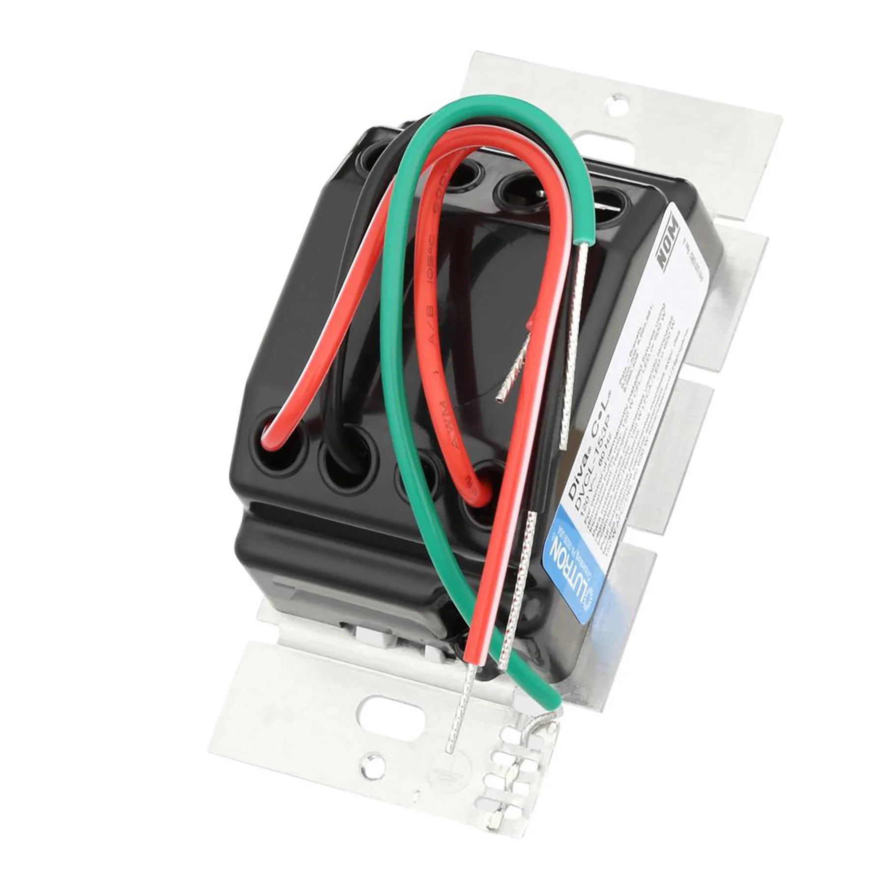 Lutron Diva C-L Dimmer for Dimmable CFL & LED Bulbs, Maximum 150W, Light Almond, Model DVCL-153PH-LA* - Image 4