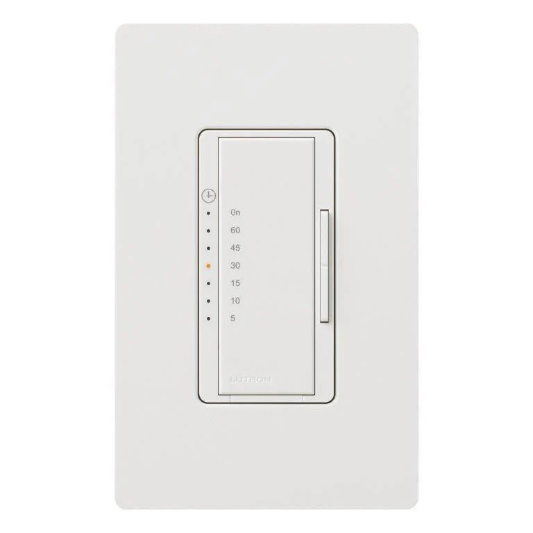 Lutron Maestro Multi-Location Timer Switch, Model MAT51-MN-WH