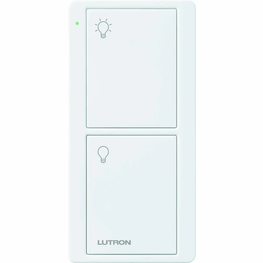 Lutron Pico 2-Button with On/Off Remote, Model PJ2-2B-GWH-L01