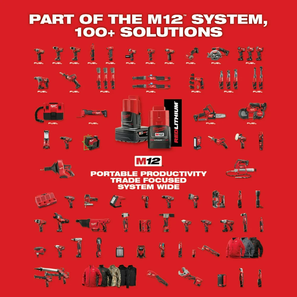 Milwaukee M12 FUEL 1.6 Gal. Wet/Dry Vacuum - Image 13