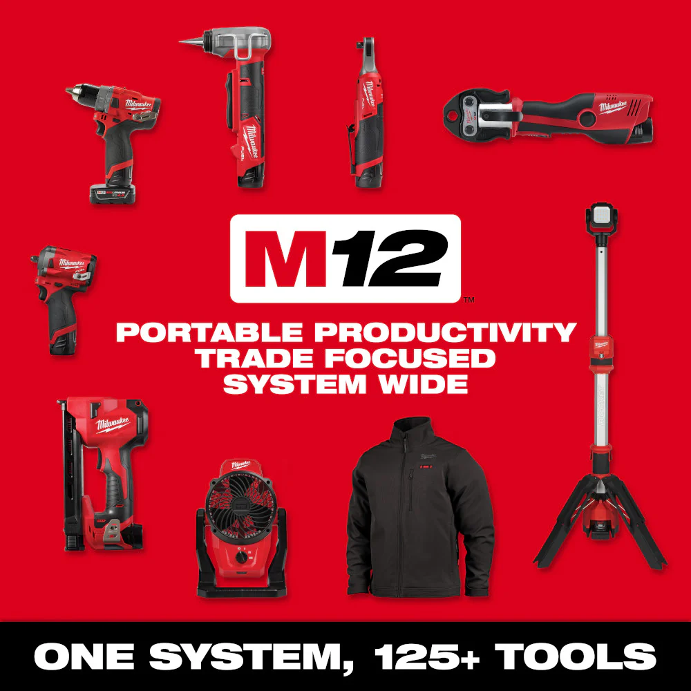Milwaukee M12™ Green Cross Line & Plumb Points Laser Kit - Image 12