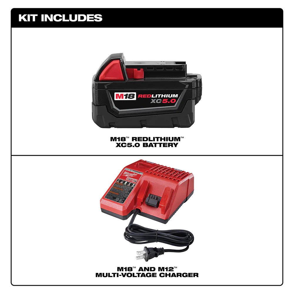 Milwaukee M18™ 5.0Ah Starter Kit - Image 2