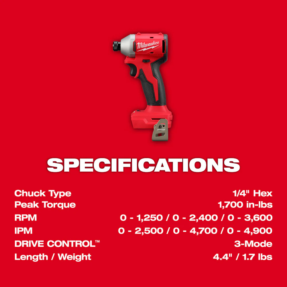 Milwaukee M18™ Compact Brushless 2-Tool Combo Kit - Image 7